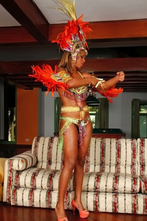Brazilian chick Anny enjoys carnival anal