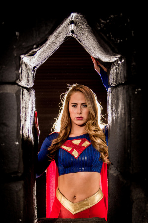 Supergirl Carter Cruise saves the world with her pussy