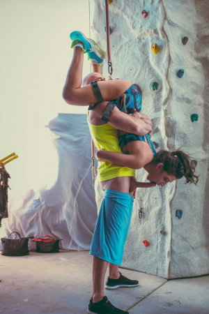 Rock climber Abella Danger fucking her instructor