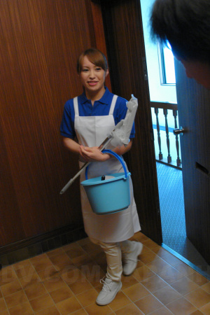 Good looking maid Yukari Toudou used for sex