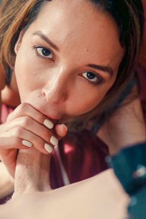 Francys Belle tastes man's milk