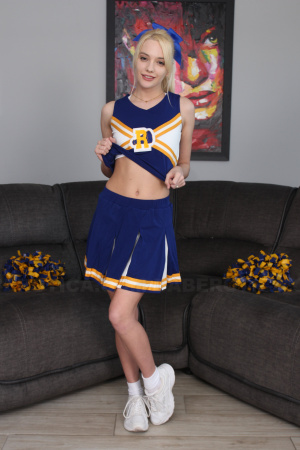 Cheerleader Kenna James tries out several sex positions
