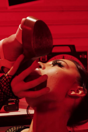 Photographer Lilly Bell and beauty Sabina Rouge lick each other's pussies