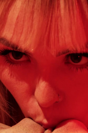 Photographer Lilly Bell and beauty Sabina Rouge lick each other's pussies