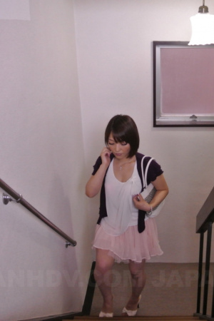 Yui Ayana strips in front of neighbor