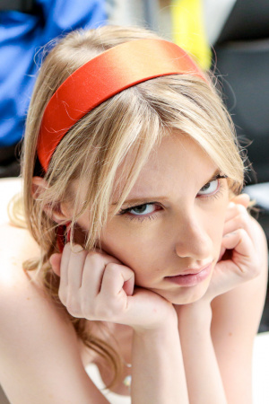 Fucking for horny petite thief Melody Marks