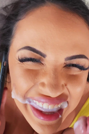 POV hard fuck for busty bitch Sofi Ryan and cum on face
