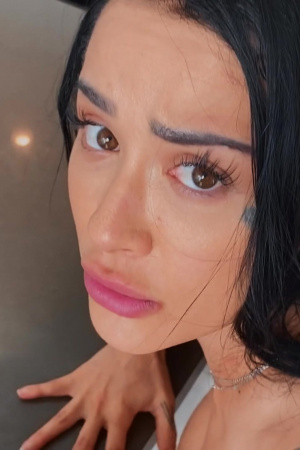 Hard fuck with creampie for bitch Katrina Jade with fake tits