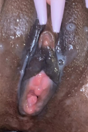 POV amateur sex with busty ebony Savannah Skye