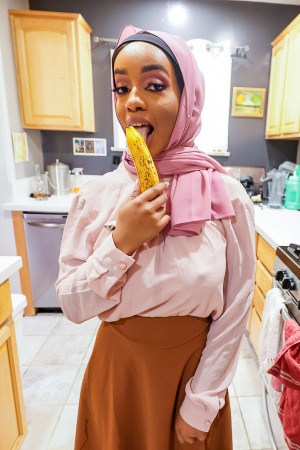 POV spanking for busty ebony Lily Starfire