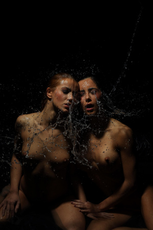 Tender threesome with hot Anna and Cherry