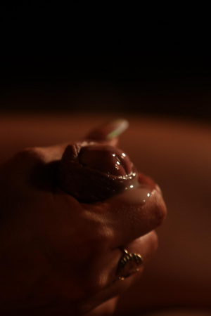 Sex with curvy cougar Shalina Devine and orgasm