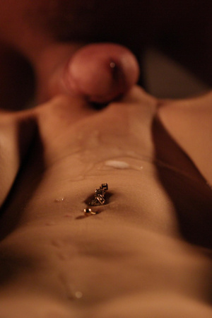 Gentle sex with the perfect Angie and cum on her body