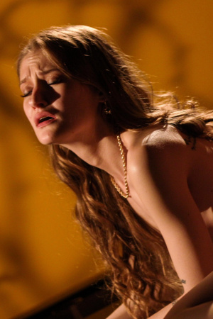 Sex in the kitchen with Russian Tiffany Tatum and creampie