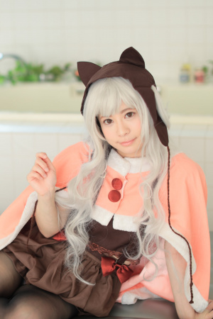 Cosplay by the petite Japanese Kurumi Chino