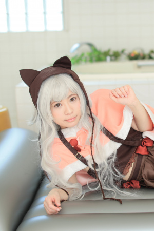 Cosplay by the petite Japanese Kurumi Chino