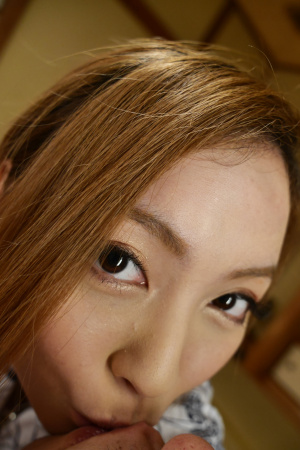 POV fuck for cute Japanese Kanna Sakino and creampie