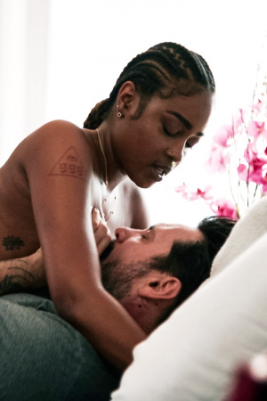 Horny blowjob from ebony Destiny Mira and passionate sex