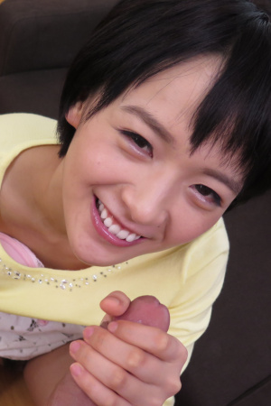 Tiny Asian Mari Haneda sucks her friend's dick