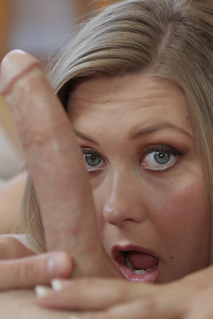 Sweet shaved pussy Addison Lee gets fucked by stepbrother and facialized