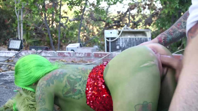 The grinch Joanna Angel anal fucked in how the grinch gaped christmas