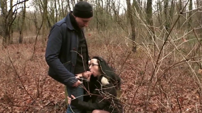 Sex in the woods with a bitch Stella Star